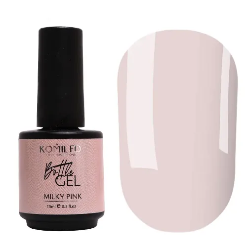 KOMILFO Bottle Gel Milky Pink 15 ml