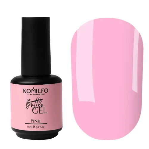 KOMILFO Bottle Gel Pink 15 ml