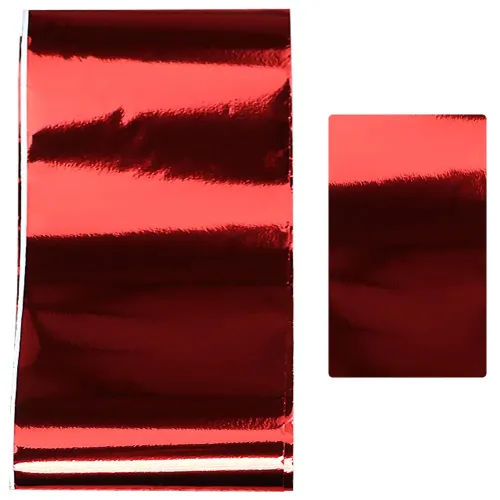 Komilfo casting foil, red, glossy