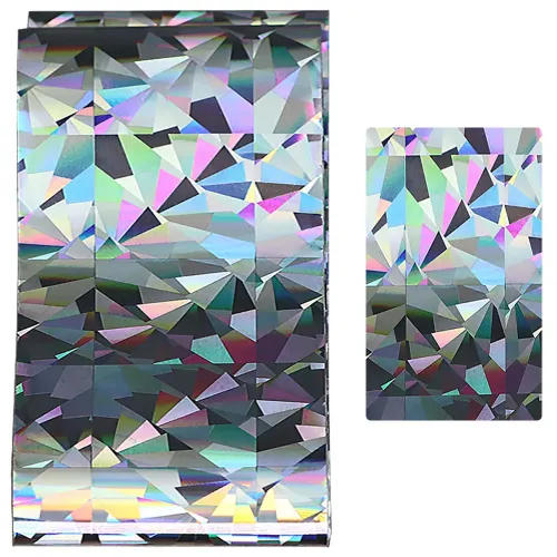 Komilfo casting foil, silver cones, hologram