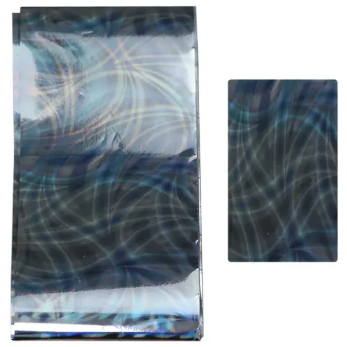 Komilfo casting foil, silver ornament, hologram
