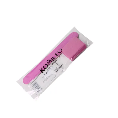 Komilfo Disposable Set No. 1 file 100/100 and buff 120/120 (pink)