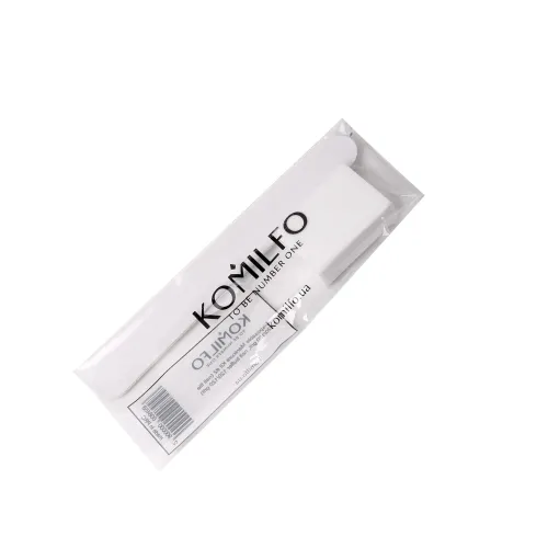 Komilfo Disposable Set No. 2 nail file 120/150 and buff 120/120 (white)
