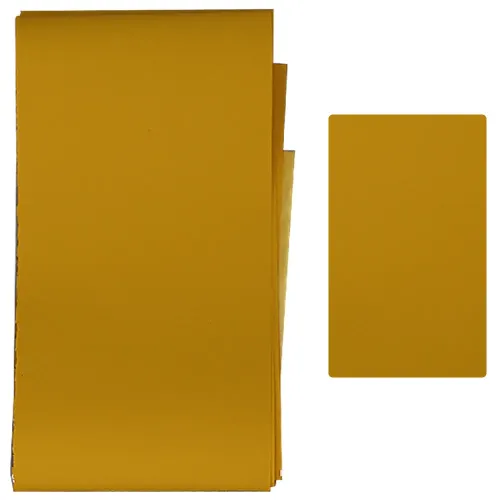 Komilfo foil for craquelure dark yellow, matte