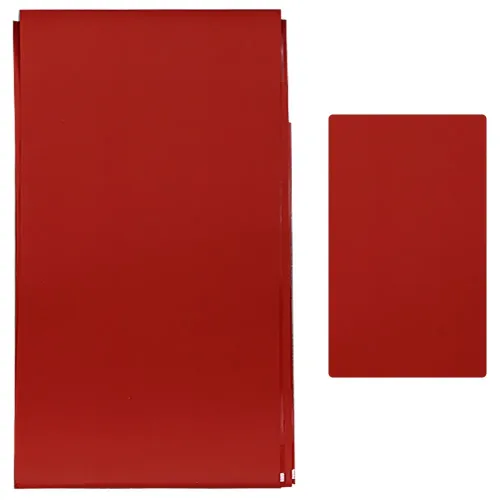 Komilfo foil for craquelure red, matte
