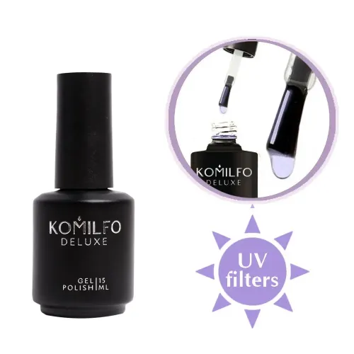 KOMILFO No Wipe Rubber Top 15 ml