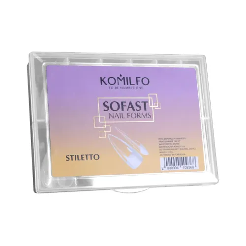 Komilfo SoFast Nail Forms Stiletto, 240 pieces