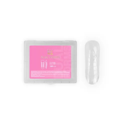Гелевые Типсы Classic Square (120 шт.) LUNAmoon