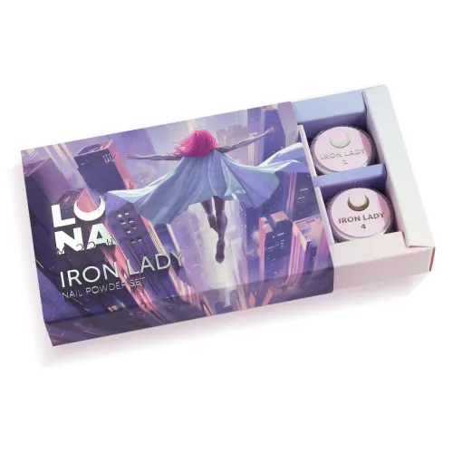 Iron Lady Nail Powder Set (6 шт.) LUNAmoon
