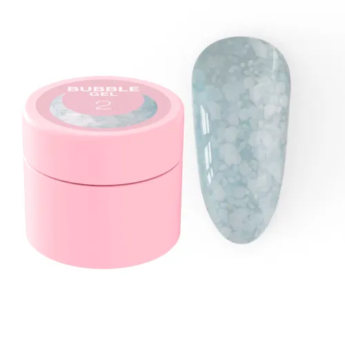 Блесточки для ногтей Bubble Gel №2 5 ml LUNAmoon