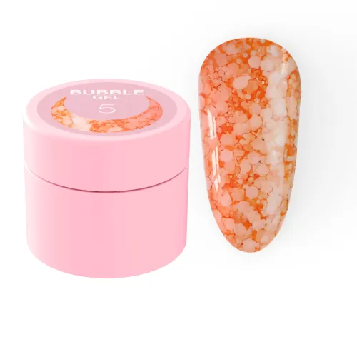 Блесточки для ногтей Bubble Gel №5 5 ml LUNAmoon