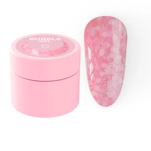 Блесточки для ногтей Bubble Gel №6 5 ml LUNAmoon