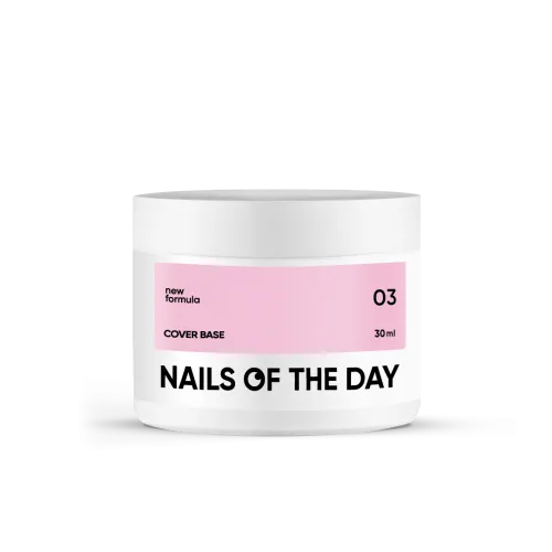 NAILS OF THE DAY Cover base 03, 30 ml NEW FORMULA