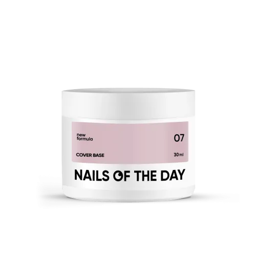 NAILS OF THE DAY Cover base 07, 30 мл NEW FORMULA