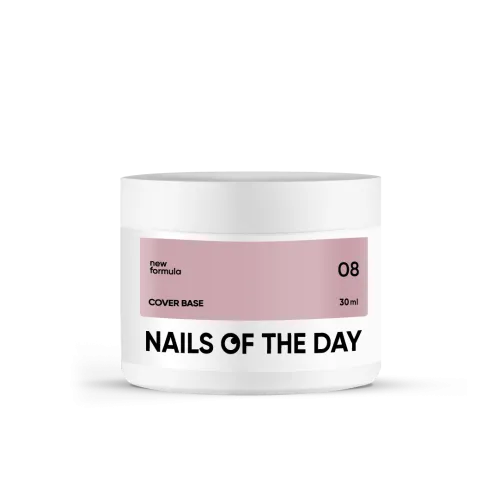 NAILS OF THE DAY Cover base 08, 30 мл NEW FORMULA