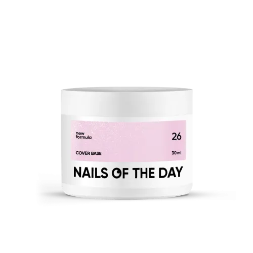 NAILS OF THE DAY Cover base 26, 30 ml NEW FORMULA