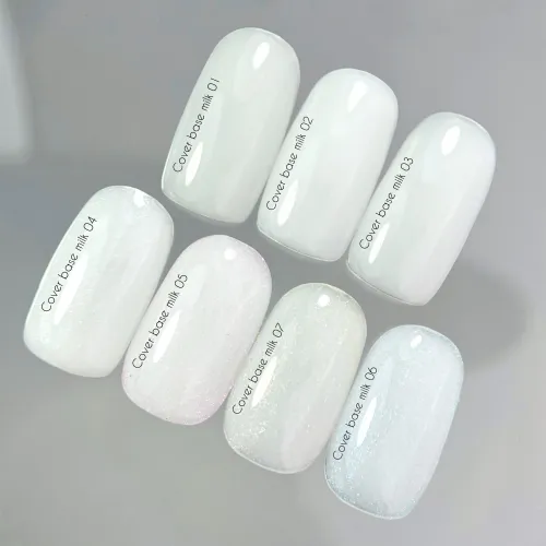 NAILS OF THE DAY Cover base milk (shimmer) 06, 10 мл