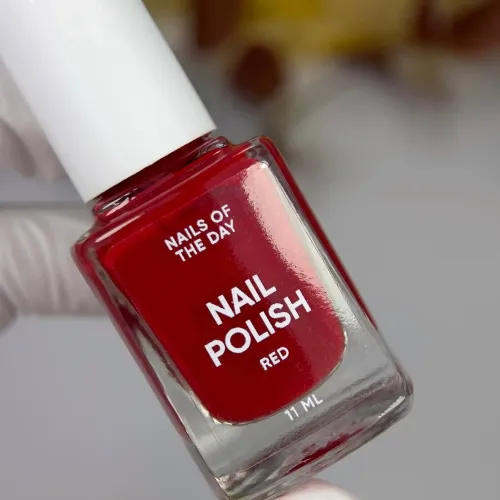 NAILS OF THE DAY Nail Polish Red — red nail polish, 11 ml