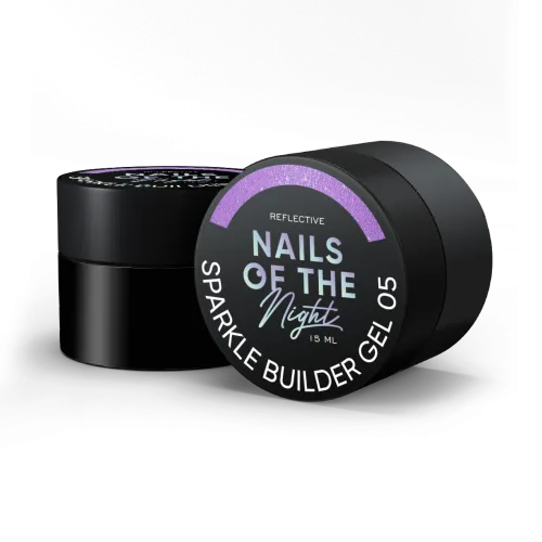NAILS OF THE NIGHT Sparkle builder gel 05, 15 ml