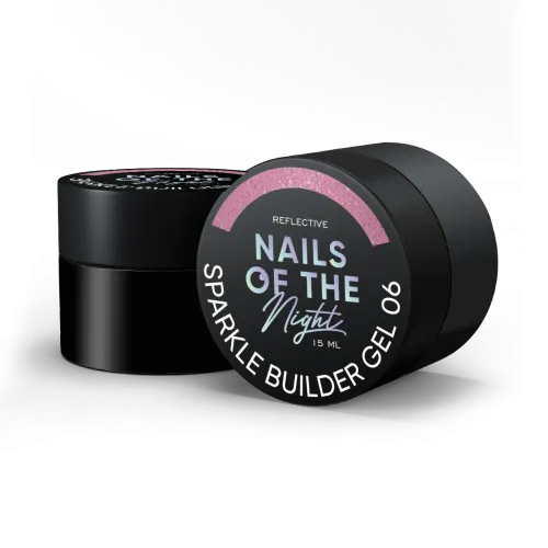 NAILS OF THE NIGHT Sparkle builder gel 06, 15 ml