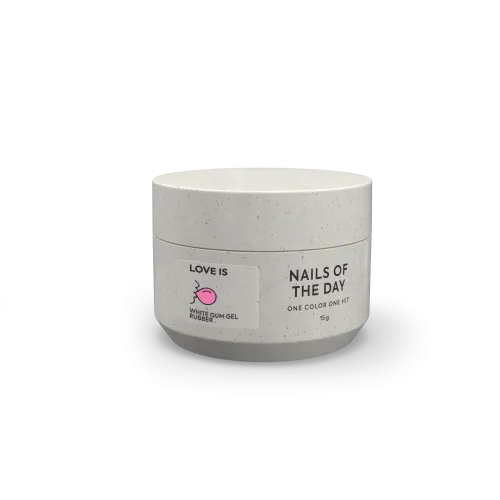 NAILS OF THE DAY Love Is Gum Gel White rubber, 15 g
