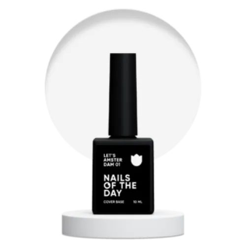 NAILS OF THE DAY Cover Base Let's Amsterdam 01 (NEW COLOR), 10 ml