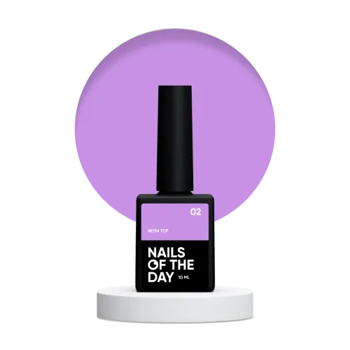 NAILS OF THE DAY Neon top 02, 10 мл