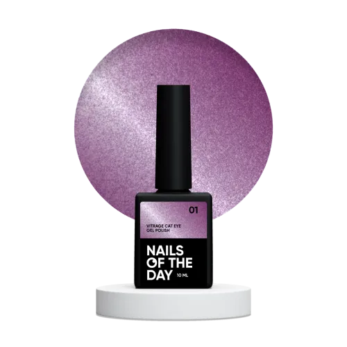 NAILS OF THE DAY Vitrage Сat Eye Gel Polish No. 1, 10 ml