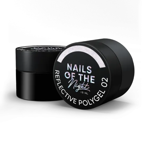 NAILS OF THE NIGHT Reflective Polygel 02, 15 ml