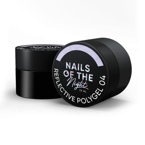 NAILS OF THE NIGHT Reflective Polygel 04, 15 ml