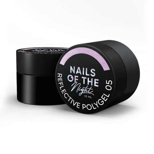 NAILS OF THE NIGHT Reflective Polygel 05, 15 ml