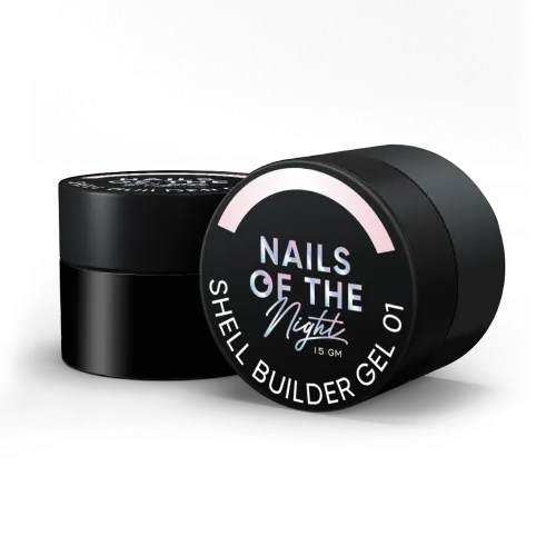 NAILS OF THE NIGHT Shell builder gel 01, 15 g