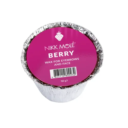 Wax for eyebrows and face (Berry) Nikk Mole, 150 g