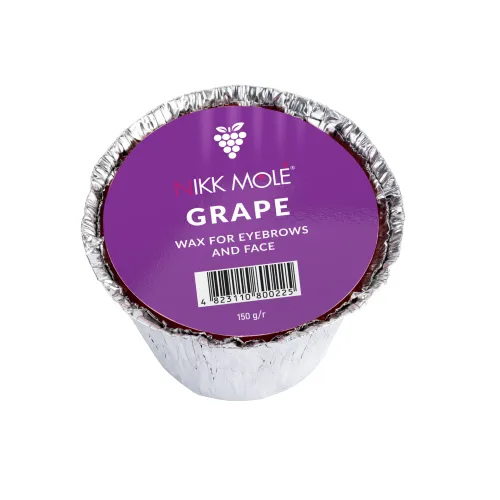 Wax for eyebrows and face (Grape) Nikk Mole, 150 g