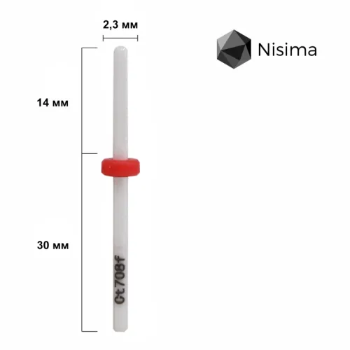 Ceramic drill bit Nisima Ct708fK