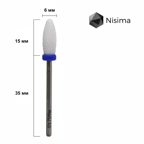 Ceramic drill bit Nisima Ct709mK