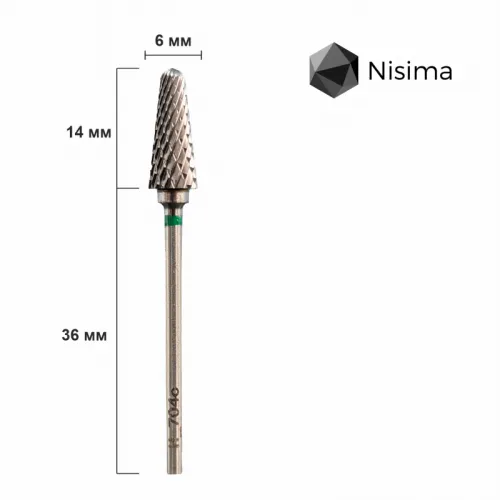 Hard alloy drill bit Nisima H_704cK