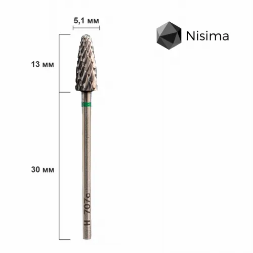 Hard alloy drill bit Nisima H_707cK
