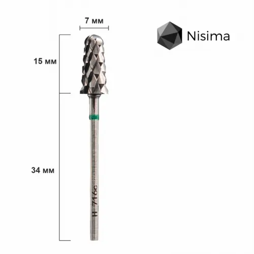 Hard alloy drill bit Nisima H_716cK