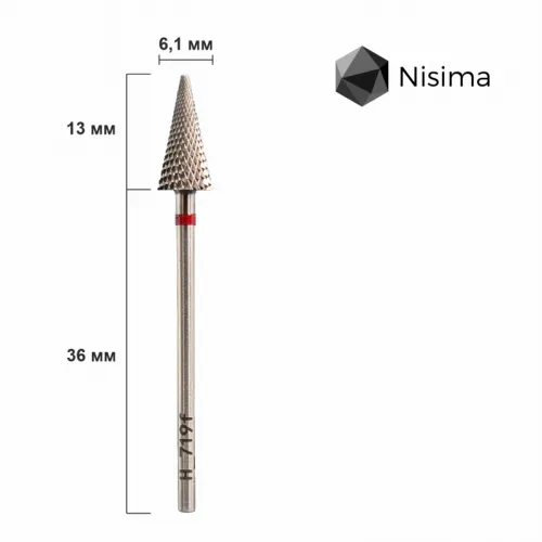 Hard alloy drill bit Nisima H_719fK