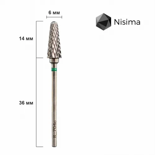 Hard alloy drill bit Nisima L_704cK