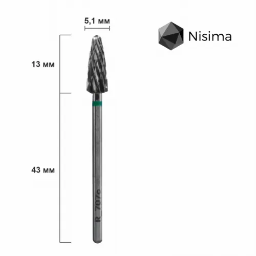 Hard alloy drill bit Nisima L_707cK