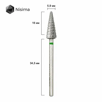 Hard alloy drill bit Nisima Lr_119cK