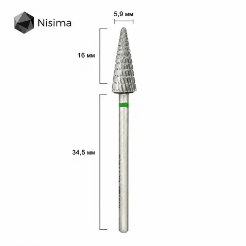 Hard alloy drill bit Nisima Lr_119cK