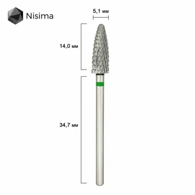 Hard alloy drill bit Nisima Lr_707cK