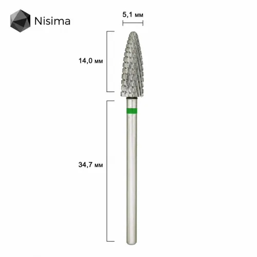 Hard alloy drill bit Nisima Lr_707cK