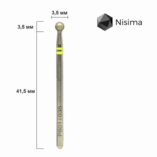 Diamond drill bit Nisima P801i035