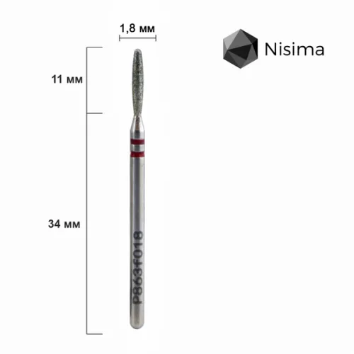 NISIMA ראש שיוף יהלום P863 F018