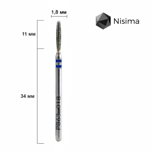 Diamond drill bit Nisima P863m018