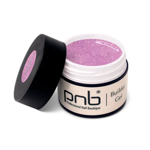 UV/LED Builder Gel PNB, 022 Sparkle Blush, 15 ml.